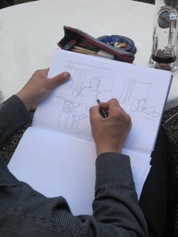 Andreas Kottmair zeichnet Vetternleben